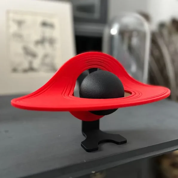 3D Printed Black Hole Accretion Disk Display Model Space Science Teaching Prop Movie Peripheral Desktop Ornament