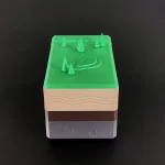 3D Printed Crust Fault Movement Demonstration Model Split Assemble Geology Landform Teaching Tool for Geography Class