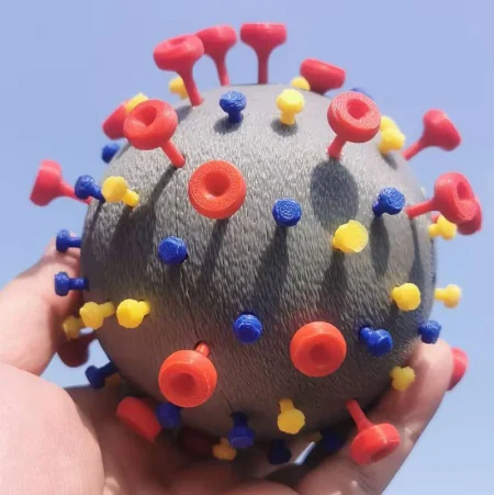 3D Printed Microbe Structure Display Model Virus Cell Shape Teaching Prop for Biology Science Class Popularization Exhibition