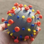 3D Printed Microbe Structure Display Model Virus Cell Shape Teaching Prop for Biology Science Class Popularization Exhibition