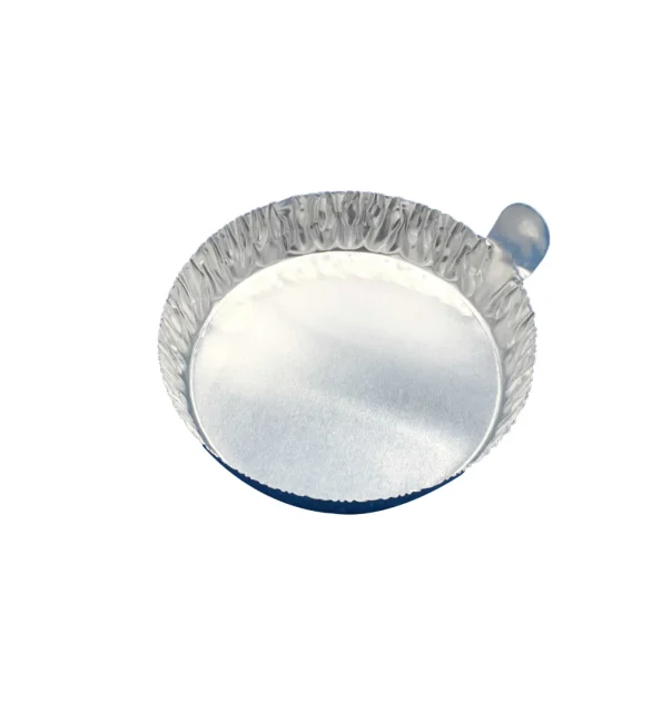 80ml Round Aluminum Weighing Dish for Laboratories Tabbed 80ml Round Aluminum Weighing Boat Lab Supply