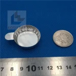 8ml Laboratory Using extra Small Crimped Sides with Handle AL Weighing Scale Dish