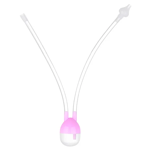 Baby Oral Nasal Aspirator for Infant Nose Cleaning Tool with Silicone Snot Sucker and Anti Backflow System for Safe Baby Care