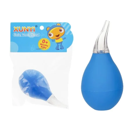 Custom Medical PVC Silicone Portable Adjustable Suction Newborn Nose Cleaner Manual Baby Nasal Aspirator for Clean up Mucus