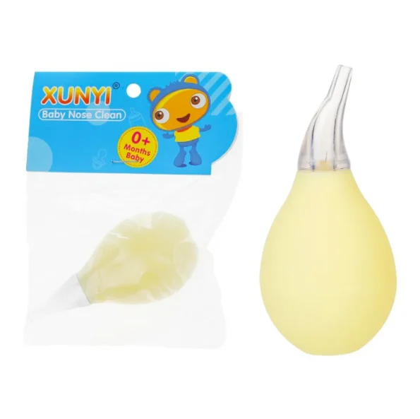 Custom Medical PVC Silicone Portable Adjustable Suction Newborn Nose Cleaner Manual Baby Nasal Aspirator for Clean up Mucus