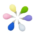 Custom Medical PVC Silicone Portable Adjustable Suction Newborn Nose Cleaner Manual Baby Nasal Aspirator for Clean up Mucus