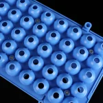 Customized Laboratory 50 Well 10-18mm Plastic Multifunction Round Holes Test Tube Holder Rack for Different Size Tube Display