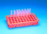 Customized Laboratory 50 Well 10-18mm Plastic Multifunction Round Holes Test Tube Holder Rack for Different Size Tube Display