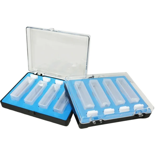 Customized Laboratory Biochemistry Spectrophotometer Use 10mm 2 Sides Optical Sides Flow Cell UV Clear Quartz Glass Cuvette