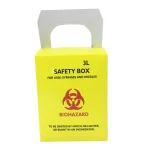 Hospital Disposable Medical Use Square Waste Biohazard Safety Box 3L 5L 10L Paper Board Sharps Container for Discard Syringe