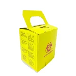 Hospital Disposable Medical Use Square Waste Biohazard Safety Box 3L 5L 10L Paper Board Sharps Container for Discard Syringe