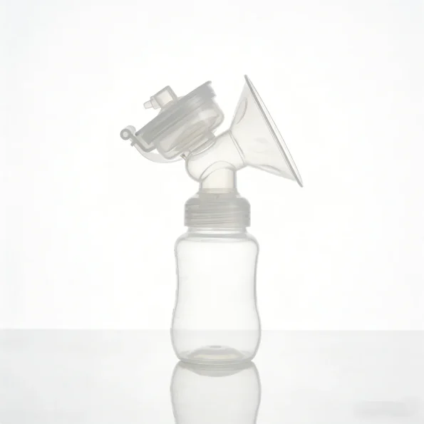 Household Medical Device Strong Suction Low Noise Portable Mom Breastfeeding Electronic Breast Pump with Milk Bottle Wide Mouth