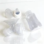Household Medical Device Strong Suction Low Noise Portable Mom Breastfeeding Electronic Breast Pump with Milk Bottle Wide Mouth