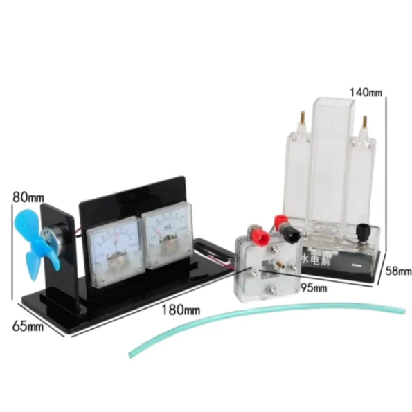Hydrogen Fuel Cell Demonstration Model, Water Electrolyzer Teaching Instrument for Middle High School Lab Experiment