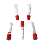 Inexpensive Laboratory Medical Common No Additive Plain PET Glass Vacuum Vascular Test Vacutainer Tube for Blood Collection