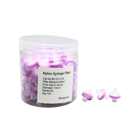 Lab Medical Disposable 13mm Syringe Filters Customizable OEM Support Oil-Based Syringe Filter
