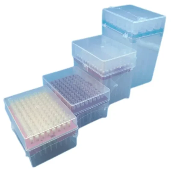Laboratory Consumable With Filter Sterile 200ul Pipette Long Tips in Sealed 96 Well Rack