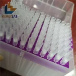Laboratory Consumable With Filter Sterile 200ul Pipette Long Tips in Sealed 96 Well Rack