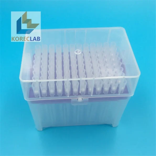 Laboratory Consumable With Filter Sterile 200ul Pipette Long Tips in Sealed 96 Well Rack
