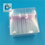 Laboratory Consumable With Filter Sterile 200ul Pipette Long Tips in Sealed 96 Well Rack