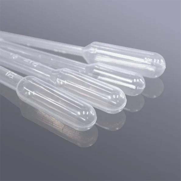 Laboratory Disposable Plastic Droppers Transfer Pasteur Pipette . Aseptic, Individually Packaged