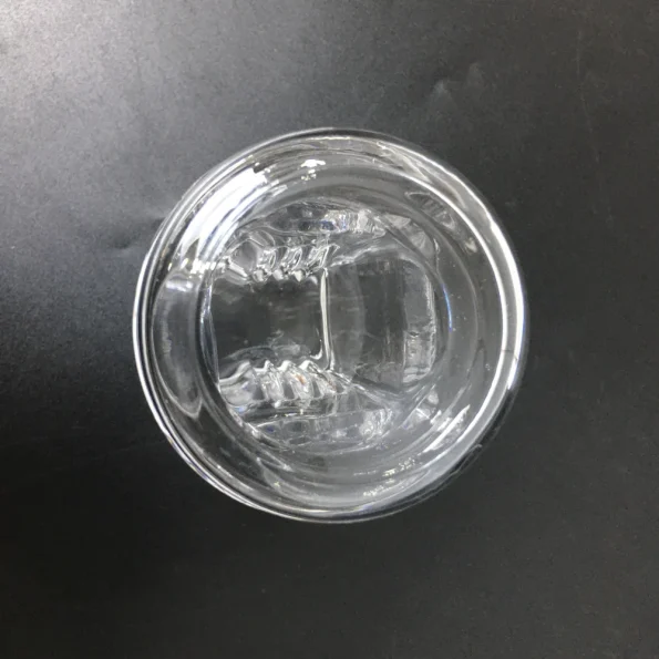 Laboratory Medical Chemical Vessel 5 Pieces Histology Microscope Circular Round Glass Rack Coplin Slide Staining Jar With Lid