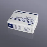 Laboratory Microscope Glass Slides Single-sided Single-head Sandblasting Polished Edge 90 Angle