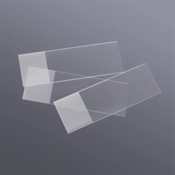 Laboratory Microscope Glass Slides Single-sided Single-head Sandblasting Polished Edge 90 Angle