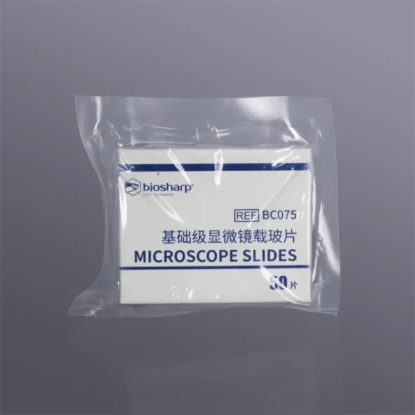 Laboratory Microscope Glass Slides Single-sided Single-head Sandblasting Polished Edge 90 Angle