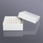 Laboratory Paper Cryotube Storage Box 100 Hole Paper Cryotube Box (with Drain Hole) for Cryo Freeze Tube