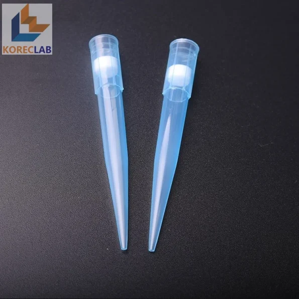 Laboratory With Filter Sterile 1000ul 1ml Pipette Tips in Sealed in 100 Well Box
