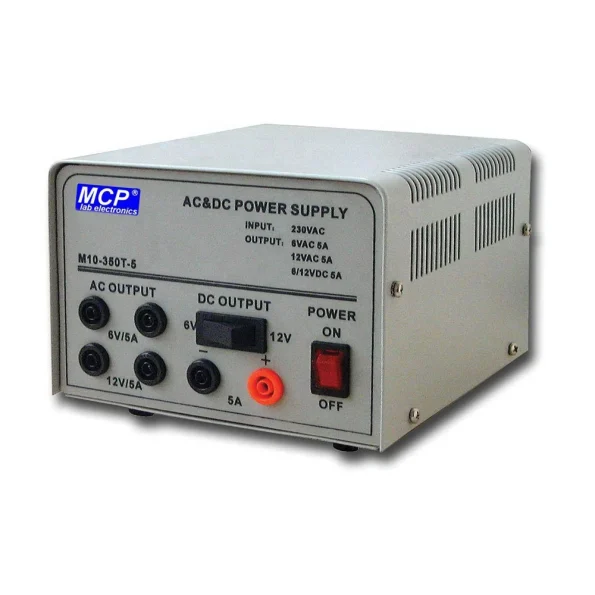 MCP M10-AD350T-5 - AC DC Power Supply 6V, 12V, 5A