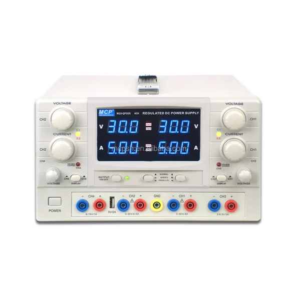 MCP M10-QP500E - High Voltage DC Power Supply 500V Multi output Variable Laboratory For Physics Tube System