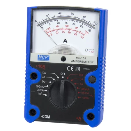 MCP MS100 - AC DC Analog Voltmeter Amperemeter 1000V 10A