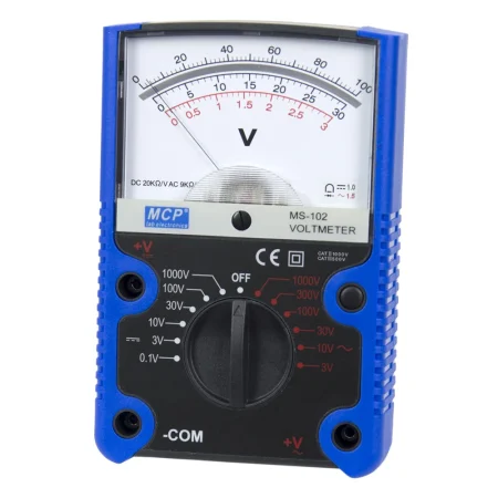 MCP MS100 - AC DC Analog Voltmeter Amperemeter 1000V 10A