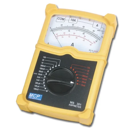 MCP MS301 - Analog Portable Ac Dc Ampere Meter Current Meter Amp Meter Ammeter Ammeter Analogue