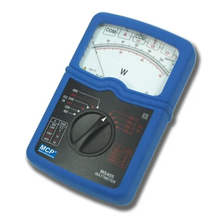 MCP MS405 - Wattmetre Analogique Power Meter Analog Current Meter Voltmeter Galvanometer