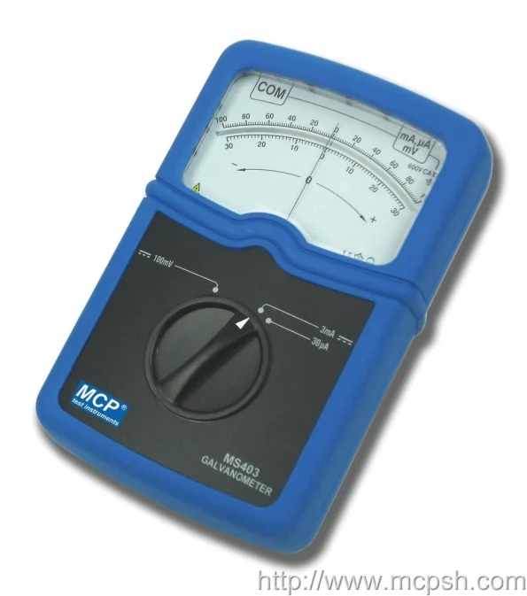 MCP MS405 - Wattmetre Analogique Power Meter Analog Current Meter Voltmeter Galvanometer