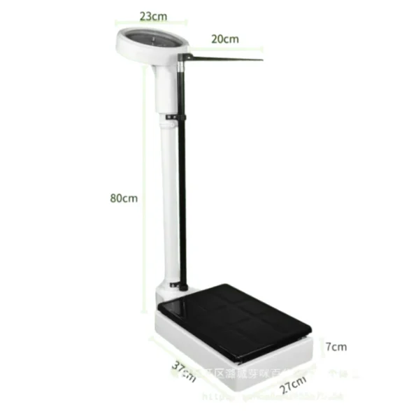 Mechanical Height Weight Scale Physician Body Scale with Height Rod Medical Clinic Hospital Mechanical Weight Measuring Scale