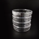 Medical Chemical Laboratory Plastic PS 60mm 55mm EO Sterilize Transparent Bacterial Tissue Cell Culture Petri Dish With 3 Vents