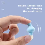Medical Grade Portable Baby Nose Clean Soft Head Manual Syringe Cleaner Needle Type Infant Nasal Aspirator for Mucus Snot Wash