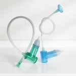 Medical Health Care Waterproof Anti Backflow Strong Suction Cleaner Manual Infant Baby Nasal Aspirator for Newborn Nose Washing