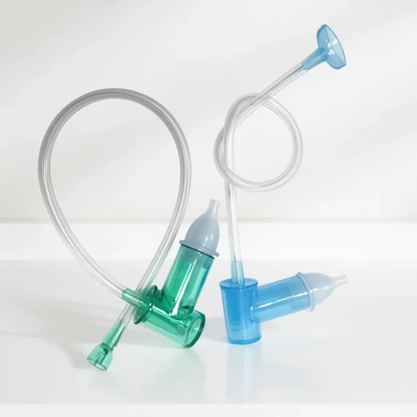 Medical Health Care Waterproof Anti Backflow Strong Suction Cleaner Manual Infant Baby Nasal Aspirator for Newborn Nose Washing