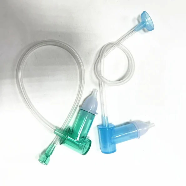 Medical Health Care Waterproof Anti Backflow Strong Suction Cleaner Manual Infant Baby Nasal Aspirator for Newborn Nose Washing