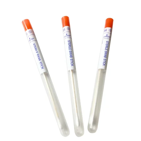 Medical Surgical Lab Disposable E.O Sterile Transport Specimen Cotton Tip PP PS Wooden Stick Sample Collection Swab