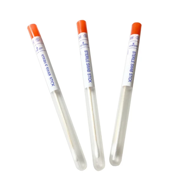 Medical Surgical Lab Disposable E.O Sterile Transport Specimen Cotton Tip PP PS Wooden Stick Sample Collection Swab