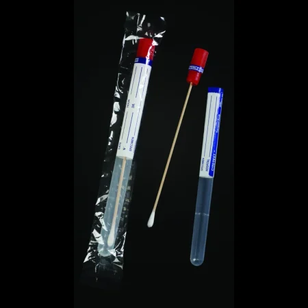 Medical Surgical Lab Disposable E.O Sterile Transport Specimen Cotton Tip PP PS Wooden Stick Sample Collection Swab