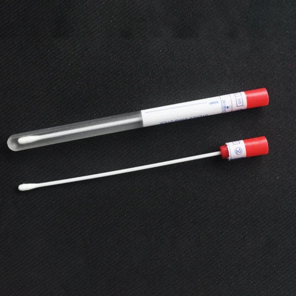 Medical Surgical Lab Disposable E.O Sterile Transport Specimen Cotton Tip PP PS Wooden Stick Sample Collection Swab