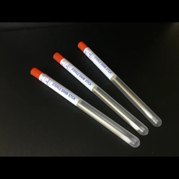 Medical Surgical Lab Disposable E.O Sterile Transport Specimen Cotton Tip PP PS Wooden Stick Sample Collection Swab