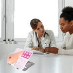 Medical Teaching Model: Breast Model with Stand for Benign Tumor & Hyperplasia Practice